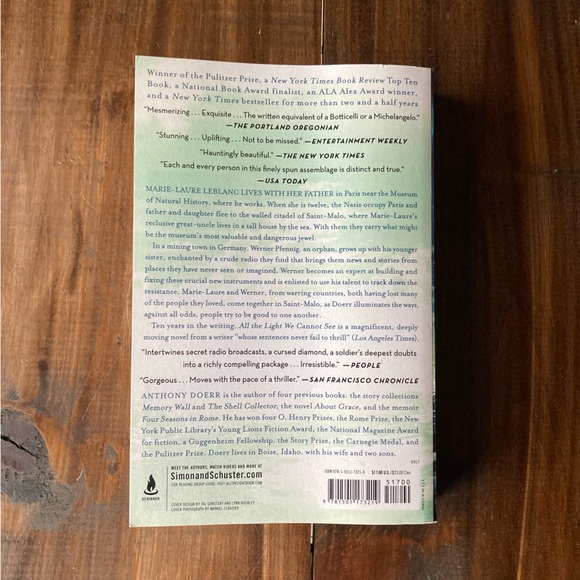 All the Light We Cannot See by Anthony Doerr. Paperback - Excellent New Book! - Picture 6 of 6